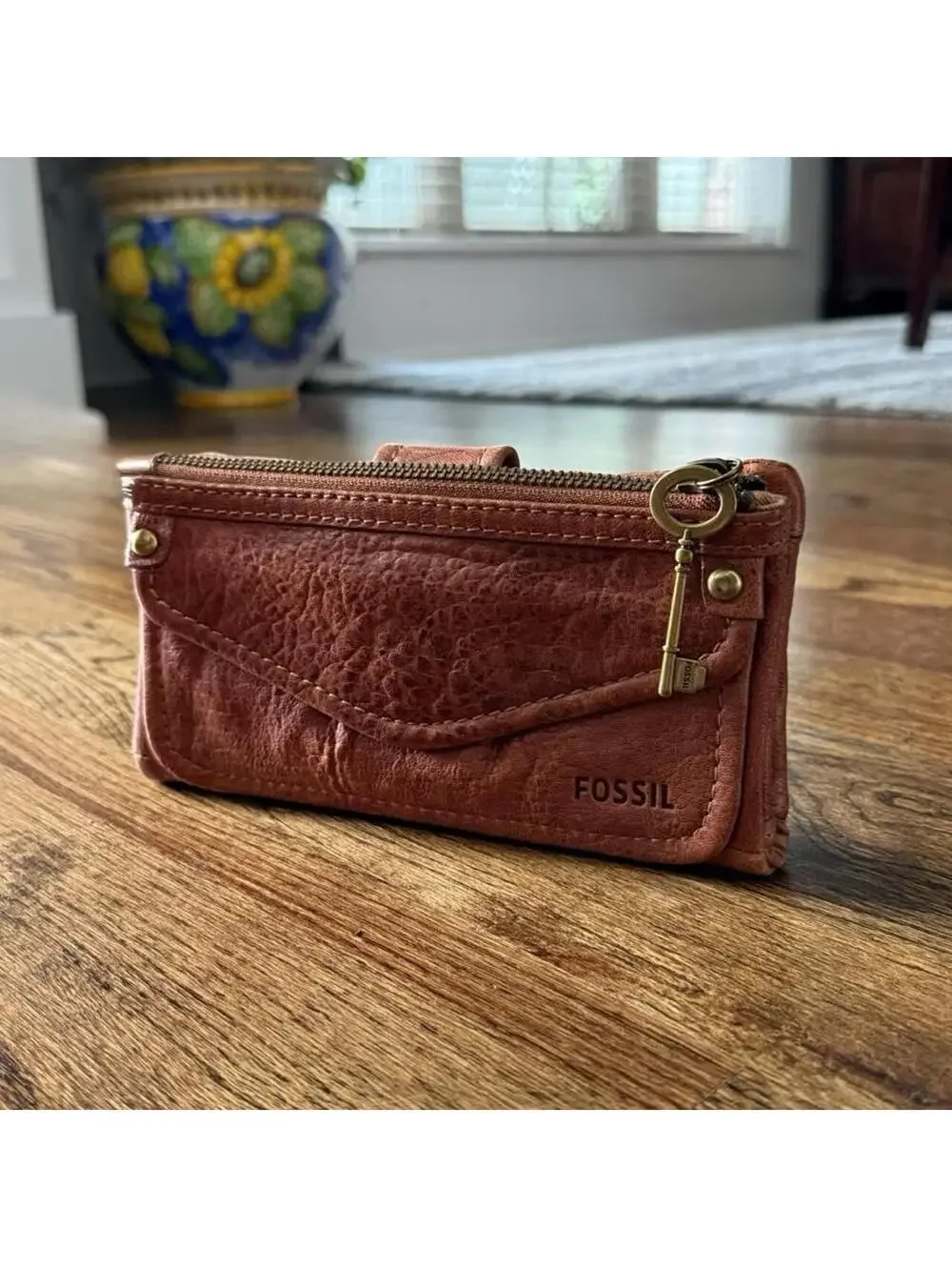 🗝️ Fossil Long Live Vintage Leather Organizer Wallet